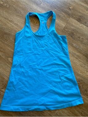 lululemon athletica Bright Turquoise Racerback Tank